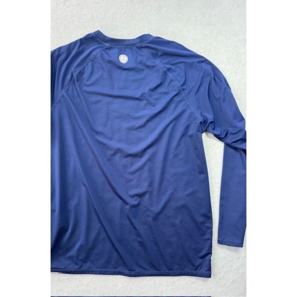 Life Is Good Blue USA Flag Trees Lightweight Long Sleeve Polyester Shirt MED - Picture 7 of 10